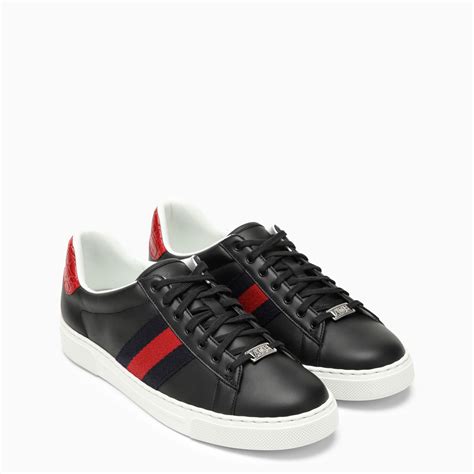 sneaker bassa ace in pelle gucci|ace sneakers Gucci.